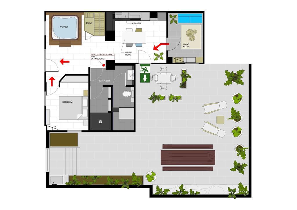 Luxury Apartment Spa "Marina" Makarska Kamer foto
